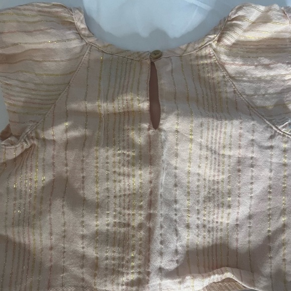 Kids toddler girls Art Class size 12M peach 2 piece top and skort set - Picture 5 of 8